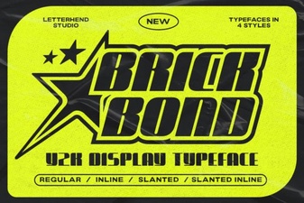 Brick Bond Font Design Trends and Creative Uses