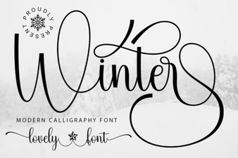 Winter Font Design Trends for Creative Projects