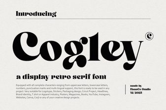 Cogley Font Design Inspiration and Usage Ideas